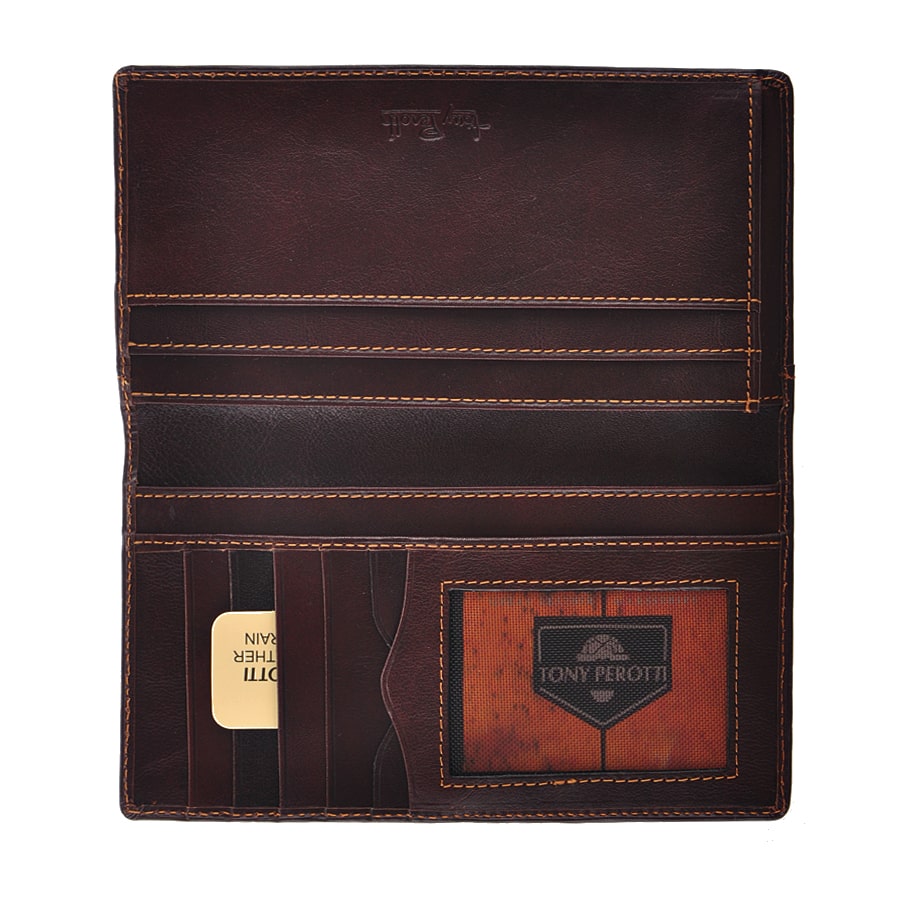 Гаманець чоловічий шкіряний коричневий Tony Perotti Italico 1696 moro