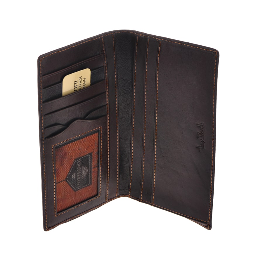 Гаманець чоловічий шкіряний коричневий Tony Perotti Italico 1696 moro