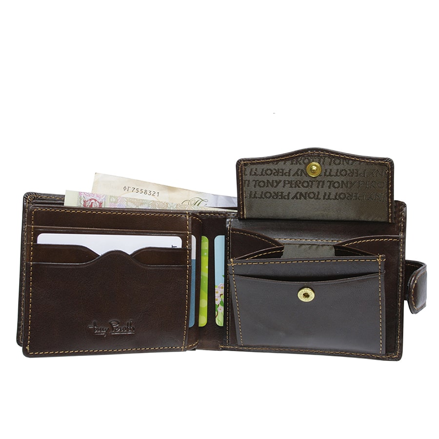 財布 メンズ レザー ブラウン トニーペロッティ イタリコ 2117 モロ