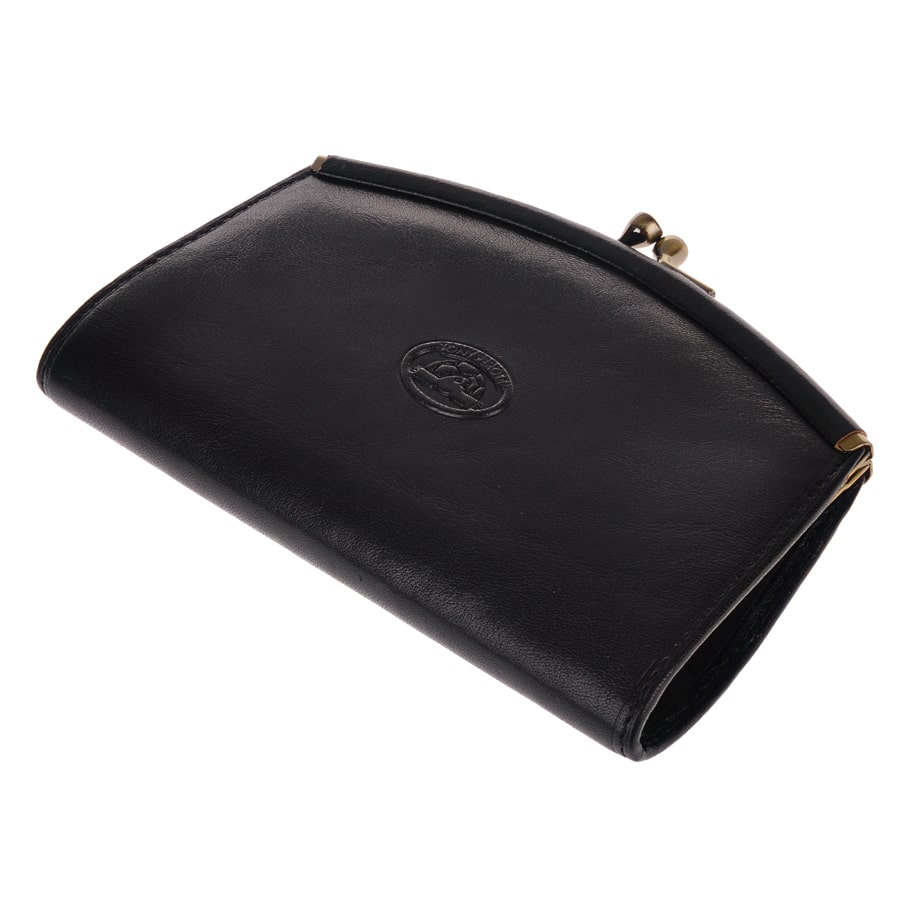 Wallet women's leather black with fermoire clasp Tony Perotti Italico 356L nero - img 5