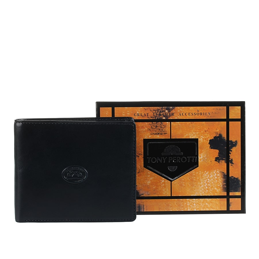 Гаманець чоловічий шкіряний синій Tony Perotti Italico 3685 темно-синій