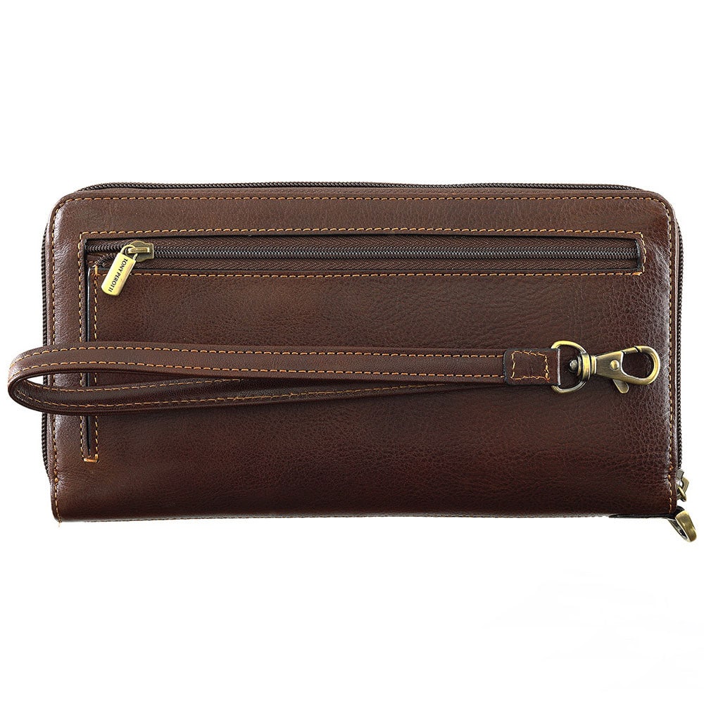 Clutch heren leer bruin Tony Perotti Italico 9770 moro