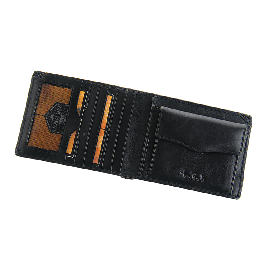 Портмоне чоловіче шкіряне чорне Tony Perotti Italico 2337 nero