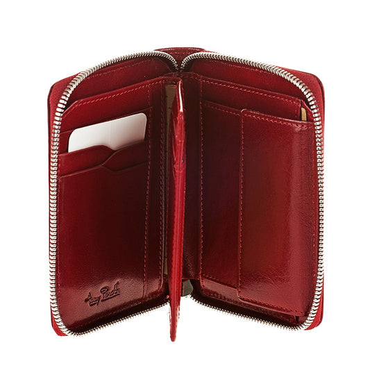 Portemonnee dames leer rood Tony Perotti Nevada 3767 rosso
