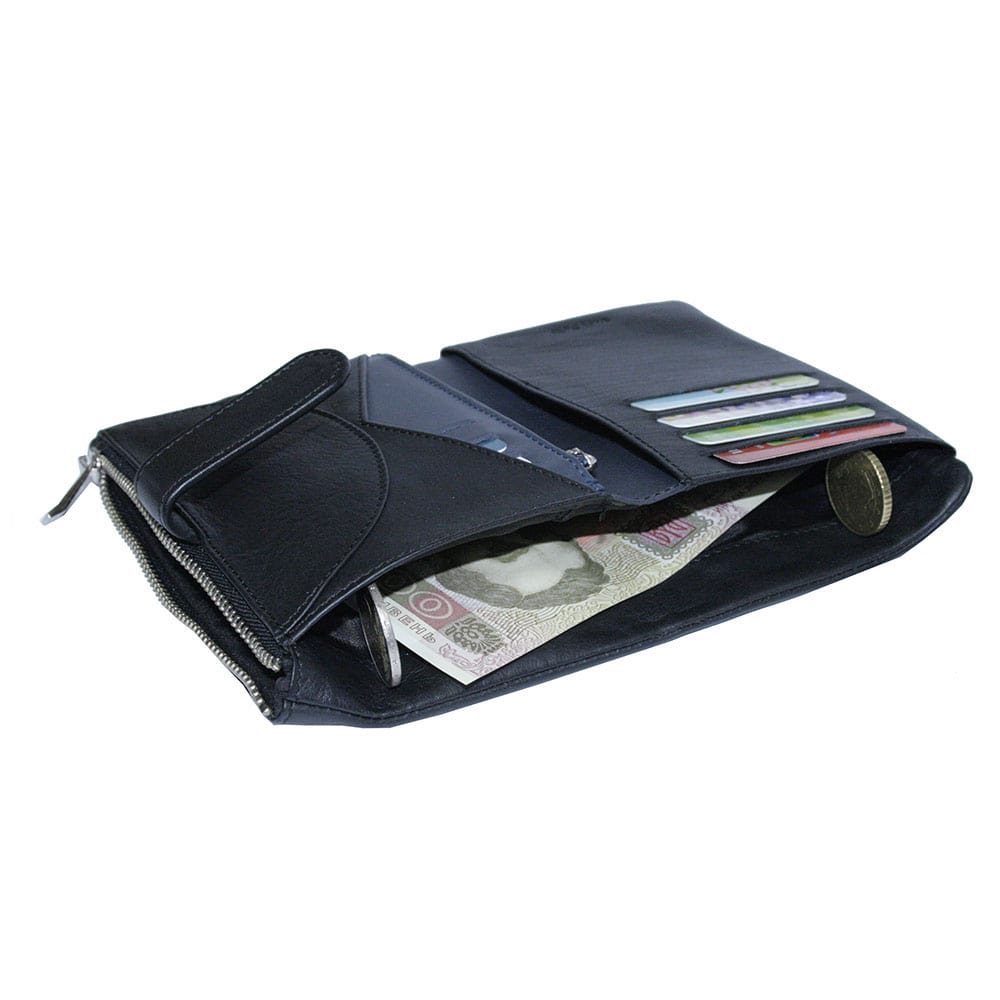 Гаманець жіночий шкіряний чорний Tony Perotti Diamante 2011 nero