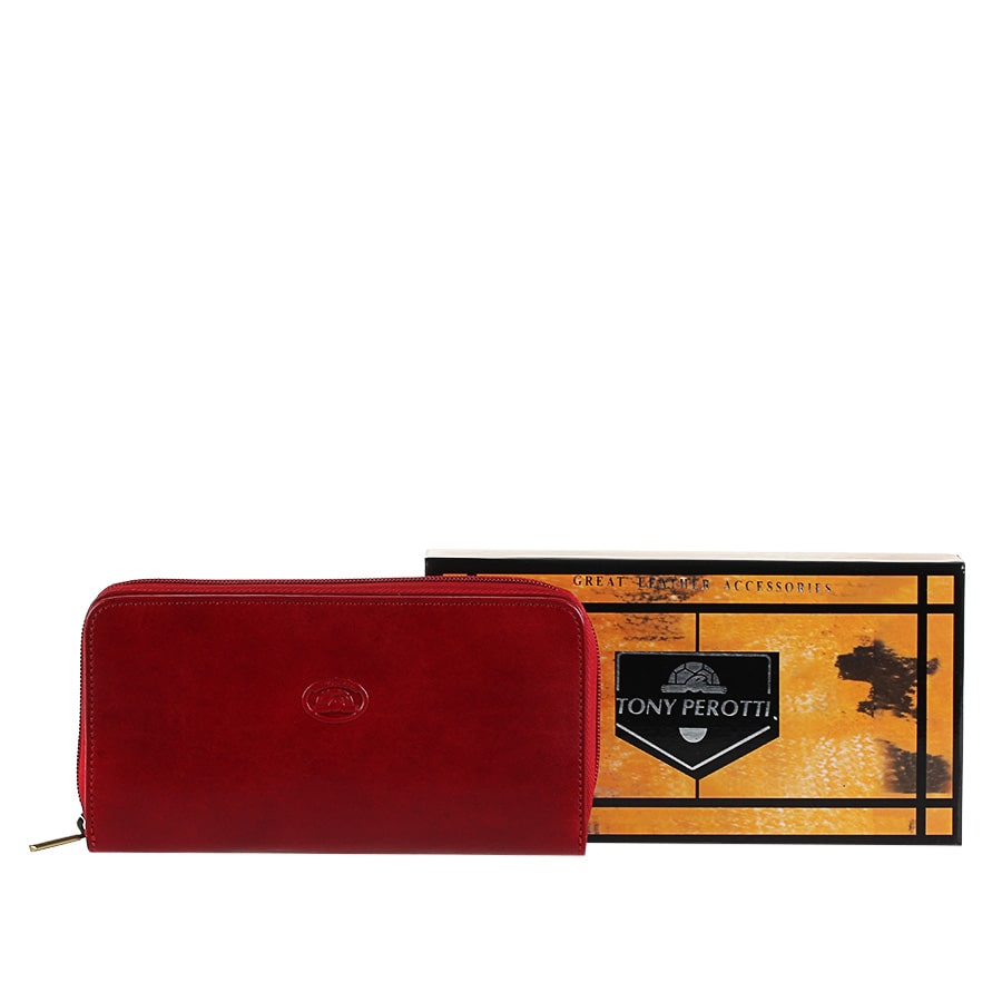 Гаманець жіночий шкіряний червоний Tony Perotti Italico 1192 rosso
