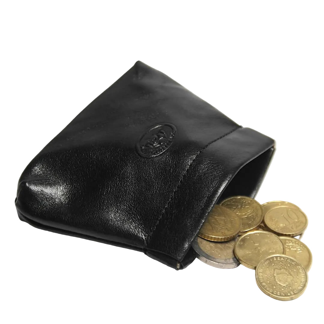 Leather coin purse