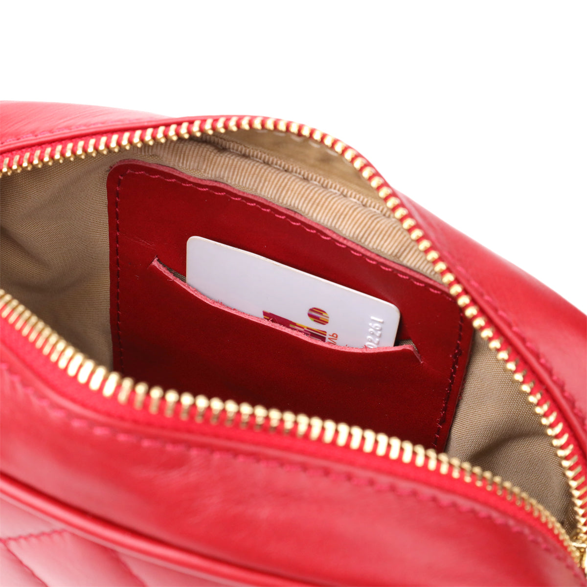 Tony Perotti Women's Red Quilted Leather Small Crossbody Bag — Borsa CA006-01DR dark red