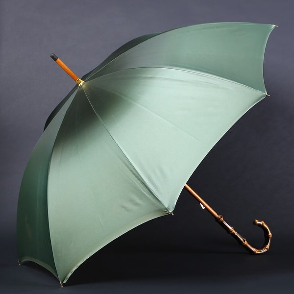 Umbrella cane women's brown with Pea print Pasotti 16-1408/11 • Mr Wallet  Shop – Mr. Wallet Shop