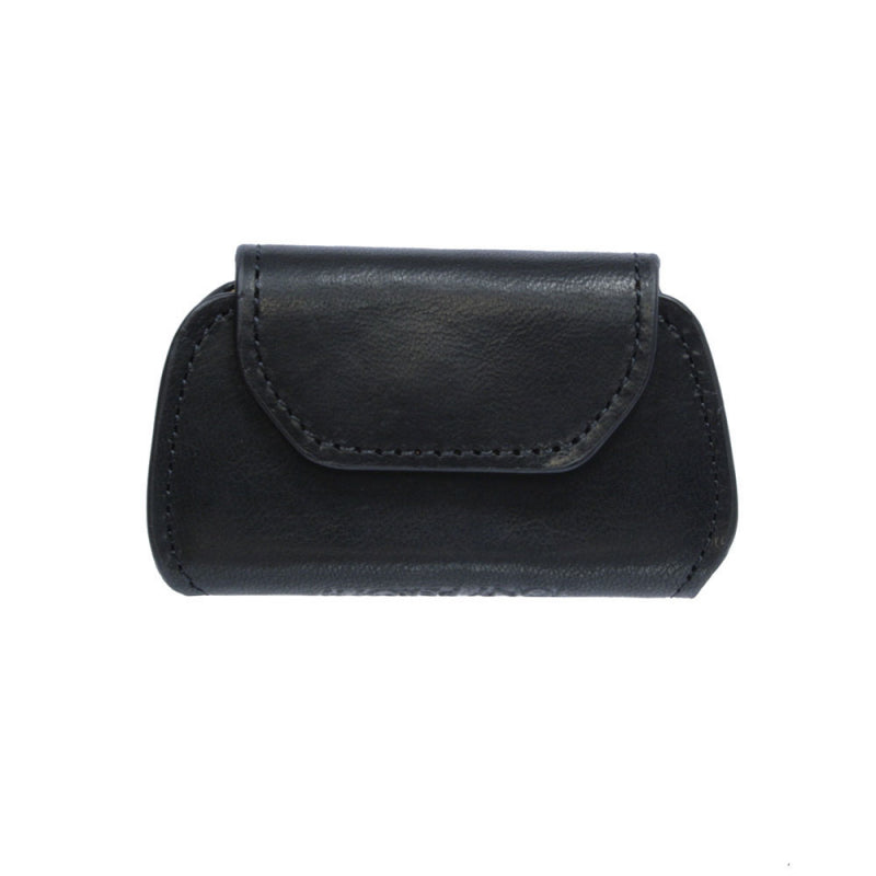 Tony Perotti Nevada KR-199 nero — black leather key organiser closed, the cover folded over the keys