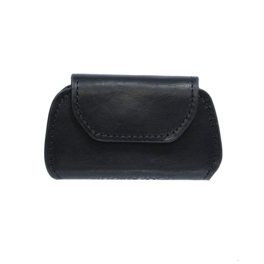 Tony Perotti Nevada KR-199 nero — black leather key organiser closed, the cover folded over the keys