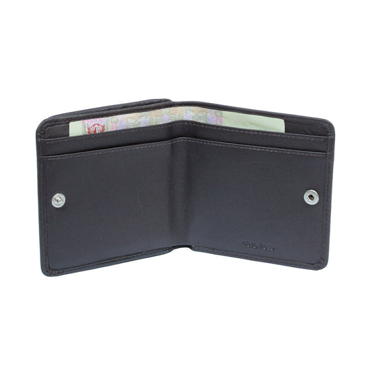 Tony Perotti Cortina 5064 moro opened flat with banknotes in the compartments