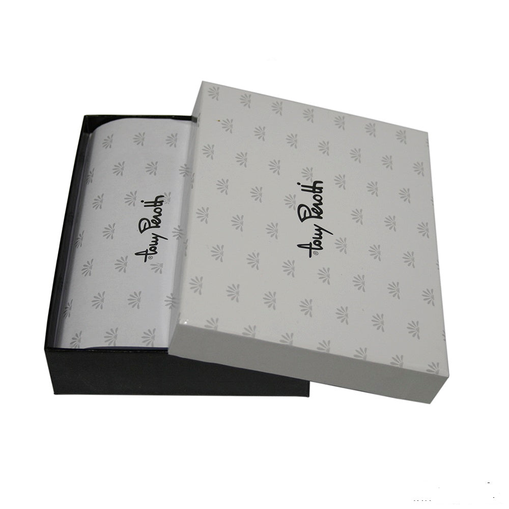 Tony Perotti New Rainbow 1117 rosa antico — the white Tony Perotti gift box with monogram tissue paper inside