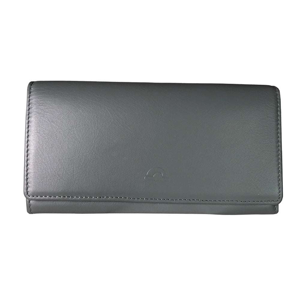 Tony Perotti gray wallet on a white background