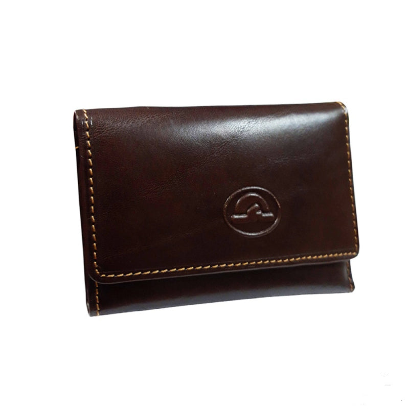 Tony Perotti dark brown bull leather key case — Italico 2533 moro
