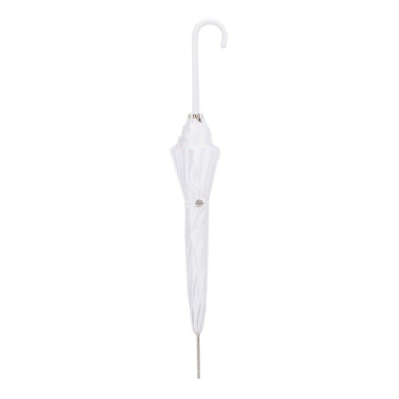 White umbrella on a white background