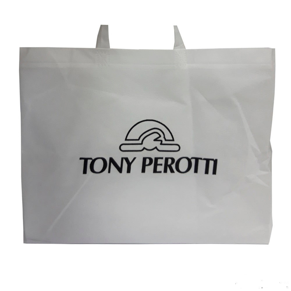 White branded Tony Perotti dust bag included with the bag