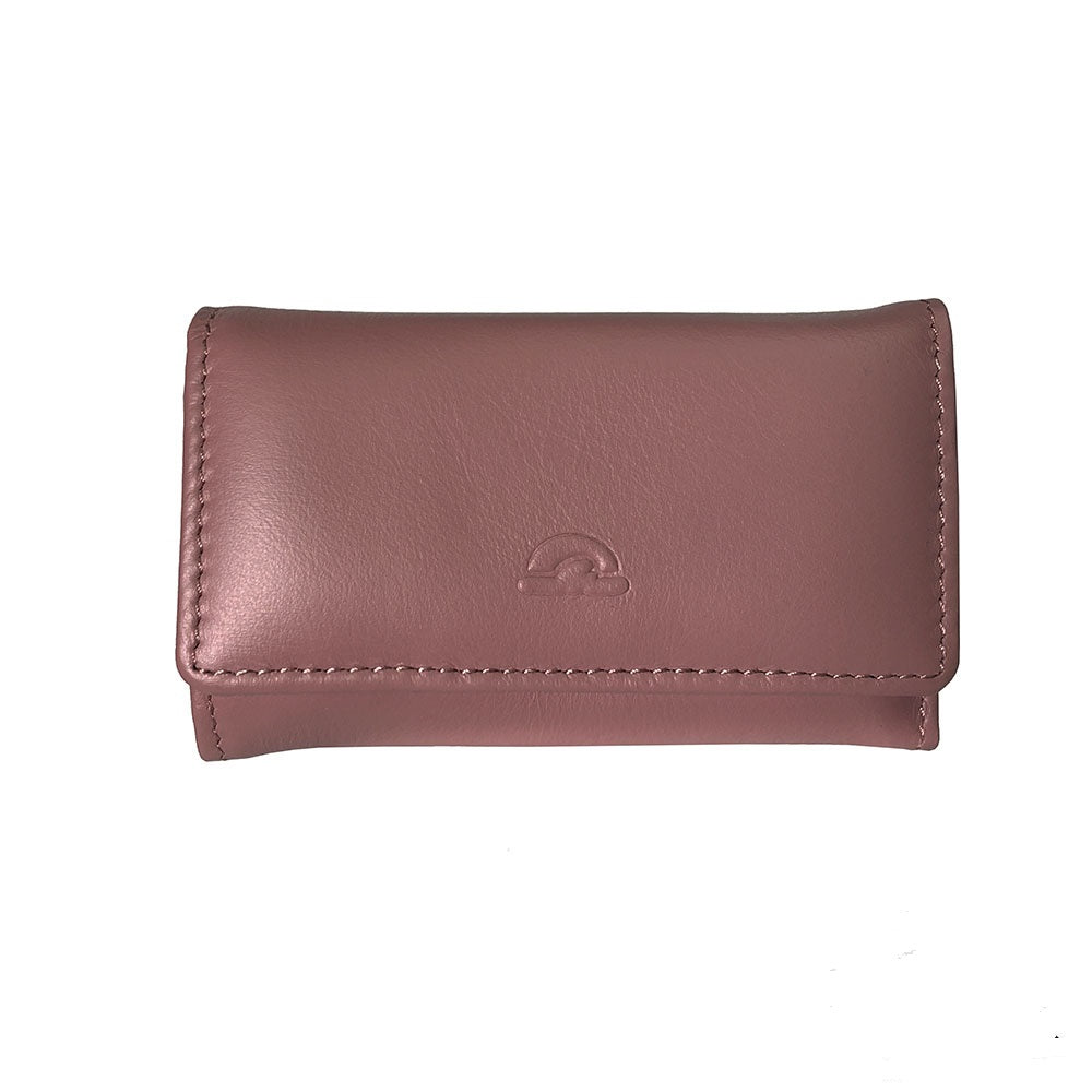 Tony Perotti New Rainbow 1117 rosa antico — the plump folded profile of the case seen from the back