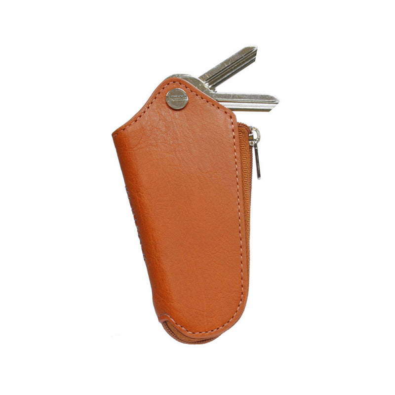 Tony Perotti Nevada 2694 arancio — a key pulled up out of the top of the sheath, the rest of the bunch still covered