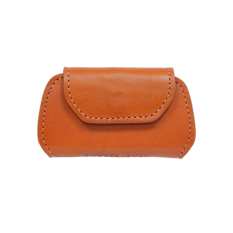 Tony Perotti Nevada KR-199 arancio — orange leather key organiser closed, the cover folded over the keys