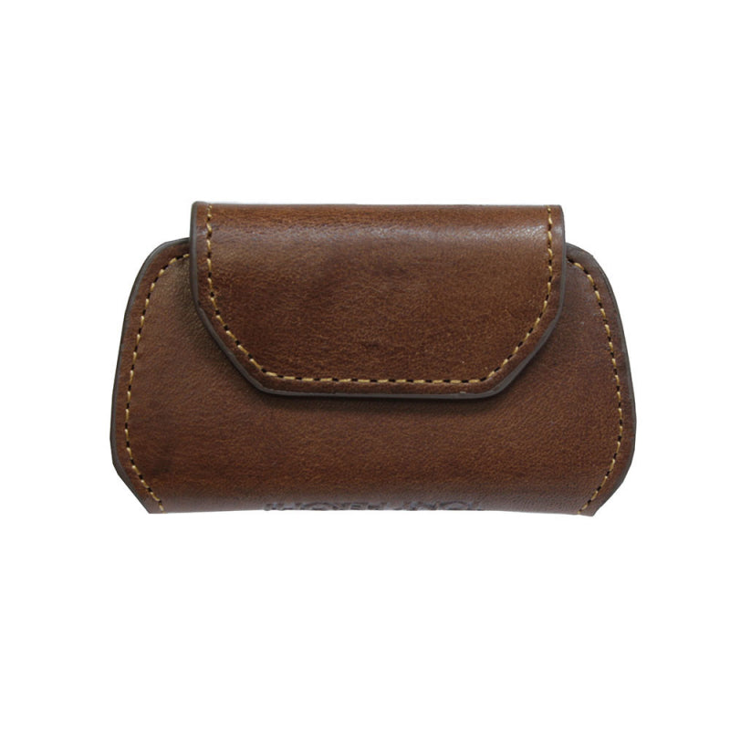 Tony Perotti Nevada KR-199 cognac — cognac leather key organiser closed, the cover folded over the keys