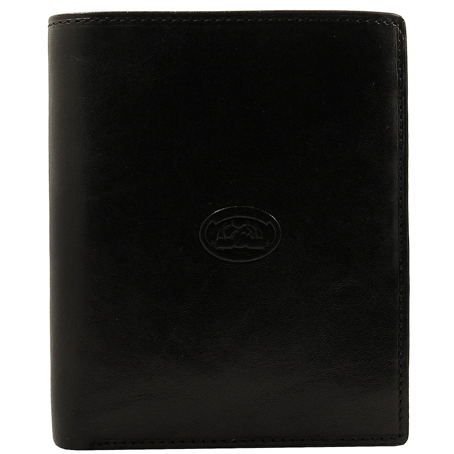 Tony Perotti black bull leather card wallet — Italico 2310 nero
