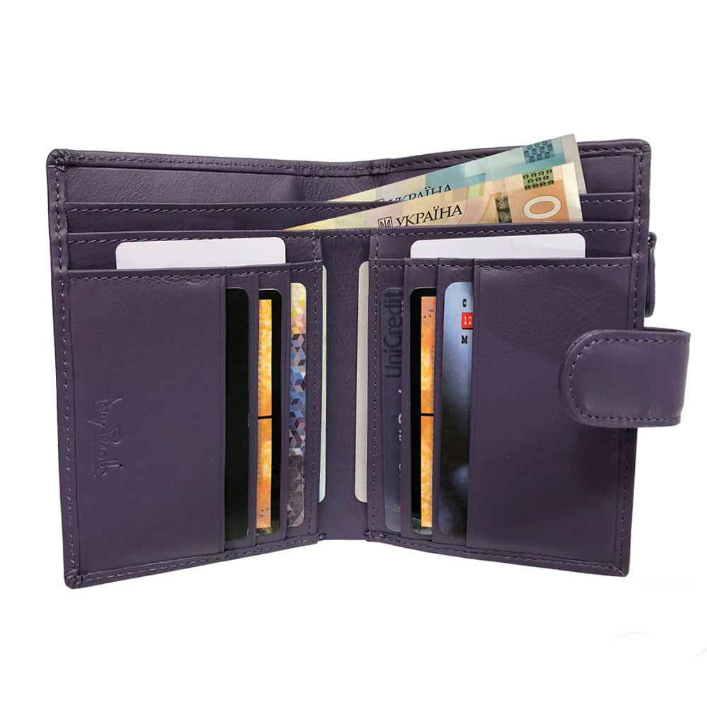 Tony Perotti New Rainbow 1654 viola wallet with branded gift box