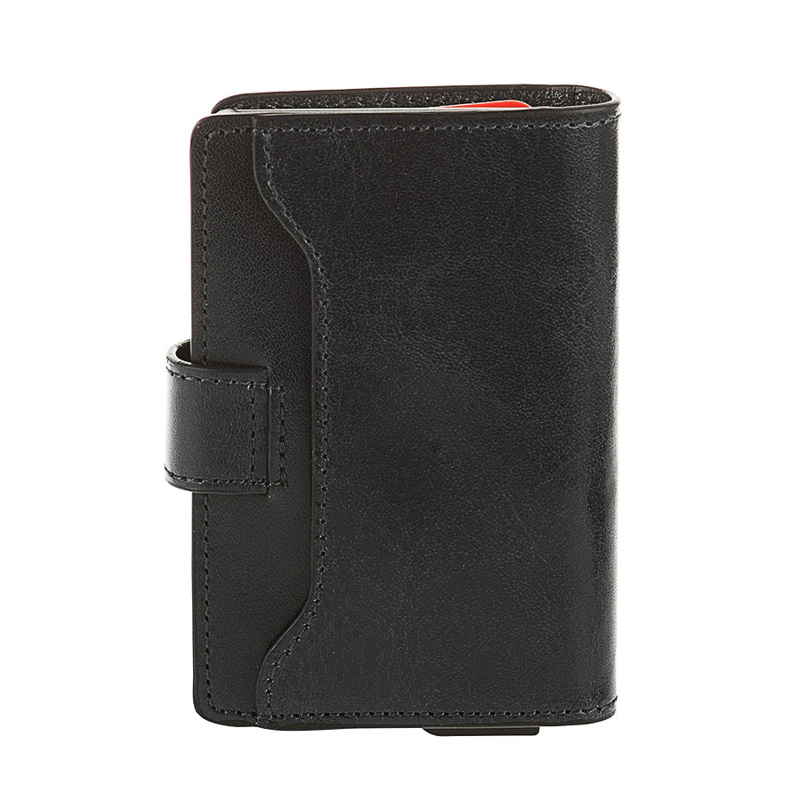 Tony Perotti Nevada 3776 nero — side view showing the strap wrapping the edge
