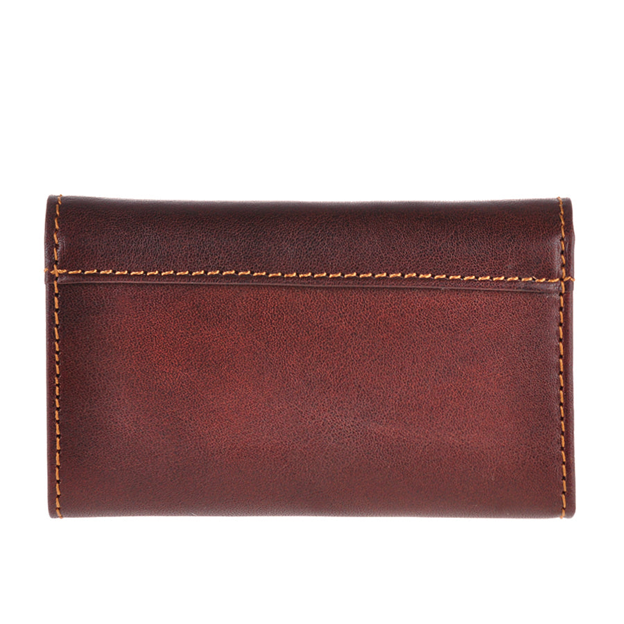 Tony Perotti Dark Brown Leather Key Case — Italico 1117 moro