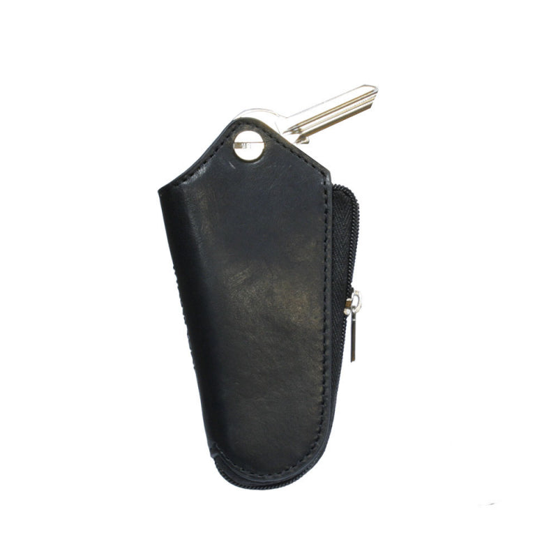 Tony Perotti Nevada 2694 nero — a key pulled up out of the top of the sheath, the rest of the bunch still covered