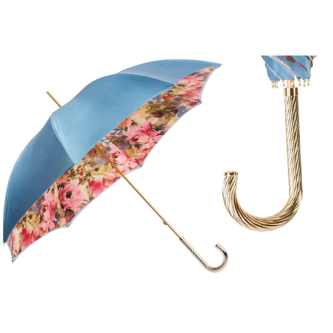 Women's blue umbrella-cane Pasotti 189 58039-1 G2