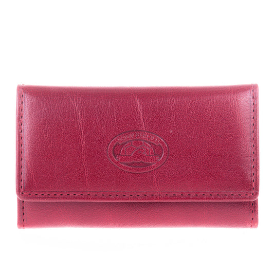 Tony Perotti red bull leather key case — Italico 1117 rosso