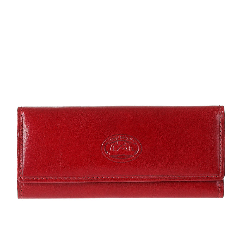 Tony Perotti red bull leather key case — Italico 344 rosso