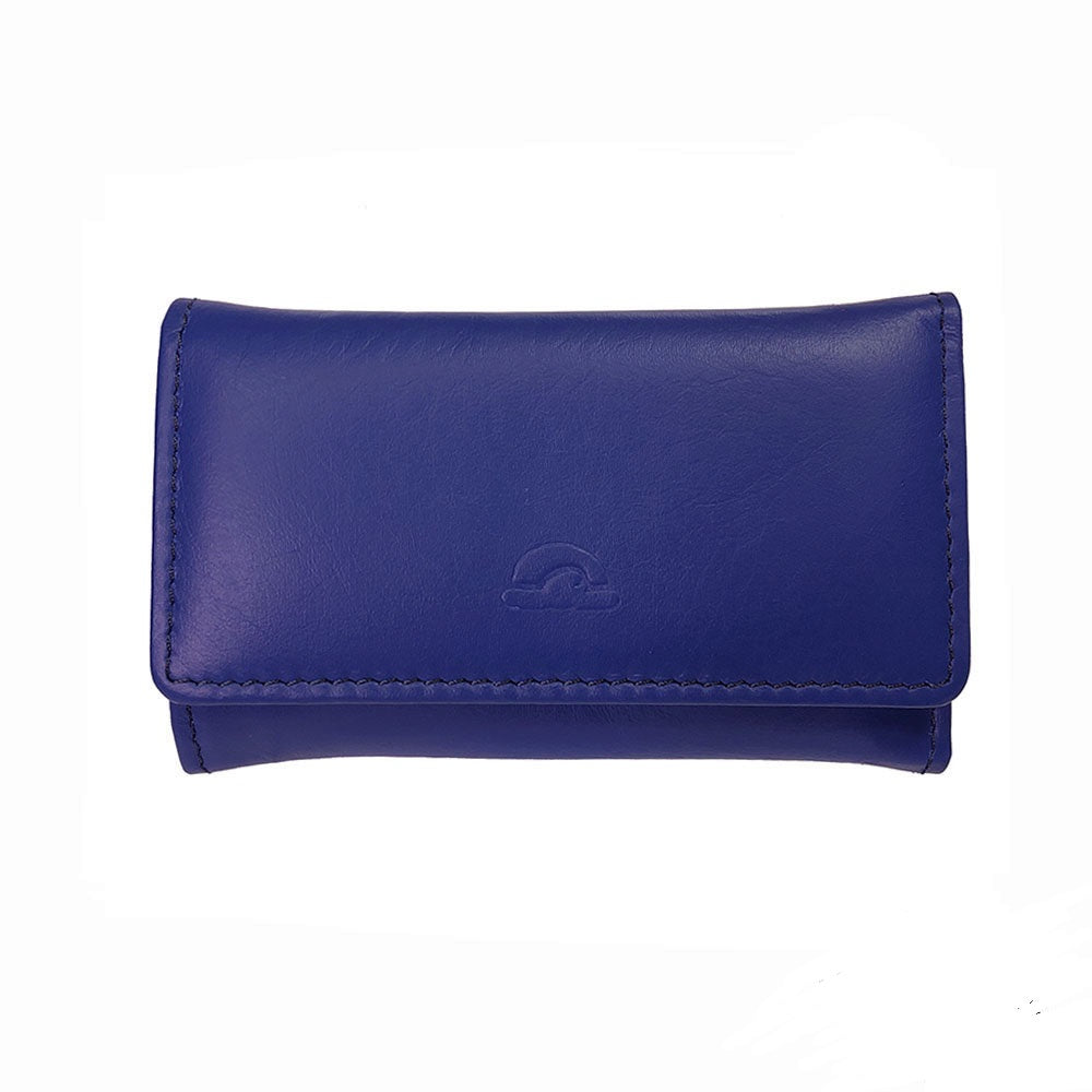 Tony Perotti New Rainbow 1117 bluette — closed front view of the soft matte calf leather