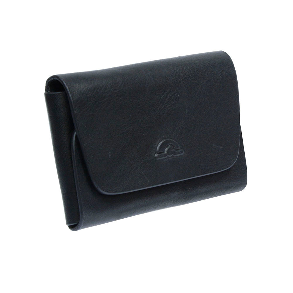 Tony Perotti Nevada 3740+RFID nero black leather card holder — three-quarter side view