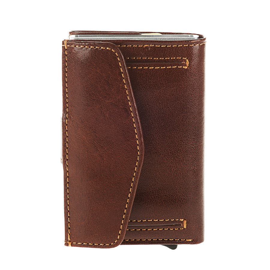 Tony Perotti Nevada 3768 moro — back with envelope-flap coin pocket and tan stitching