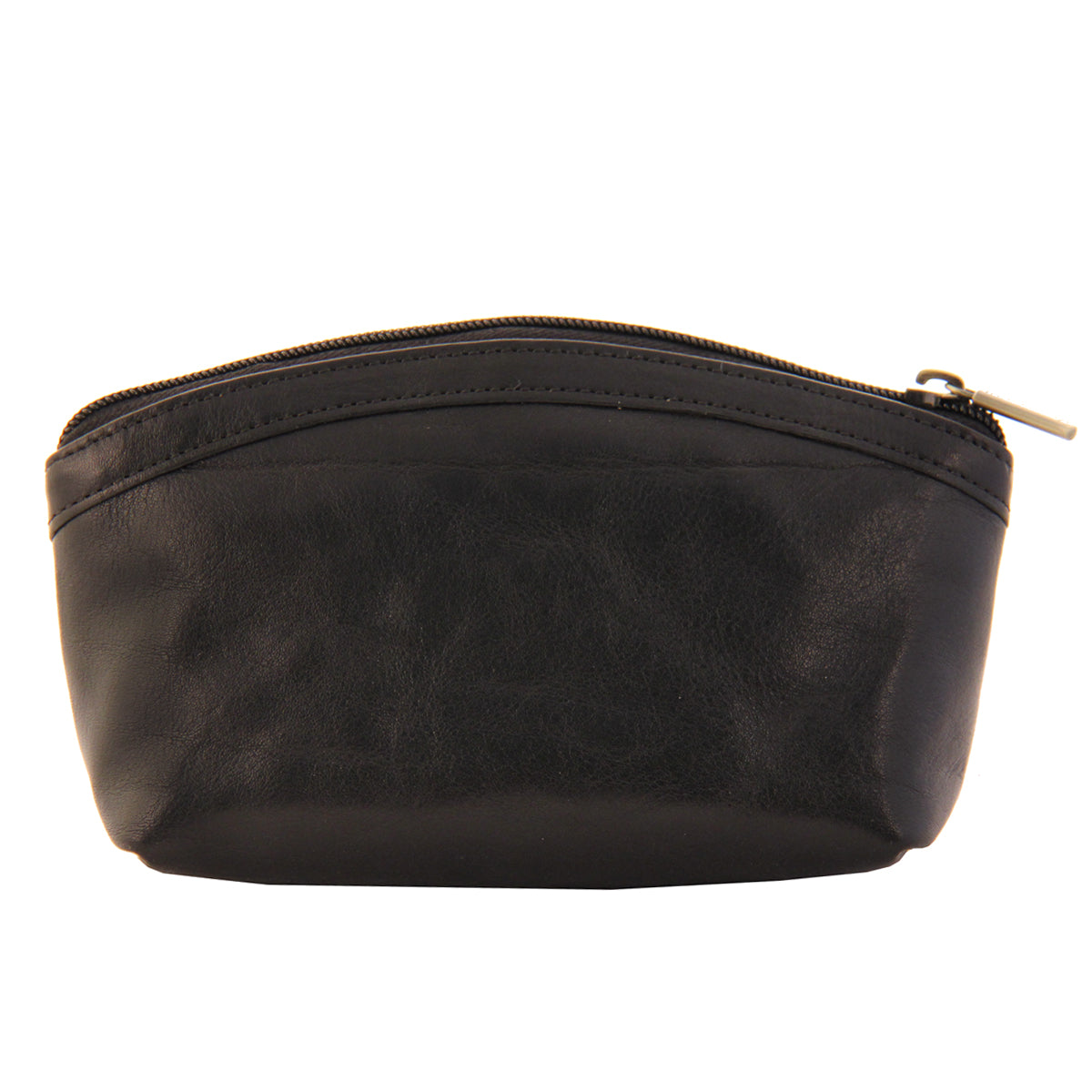 Italico 2079 nero — the back of the cosmetic bag with the zip running along the top
