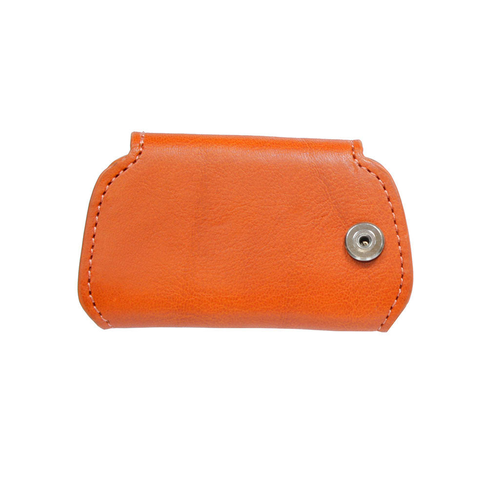 Tony Perotti Nevada KR-199 arancio — back of the case with the press stud that holds the cover shut