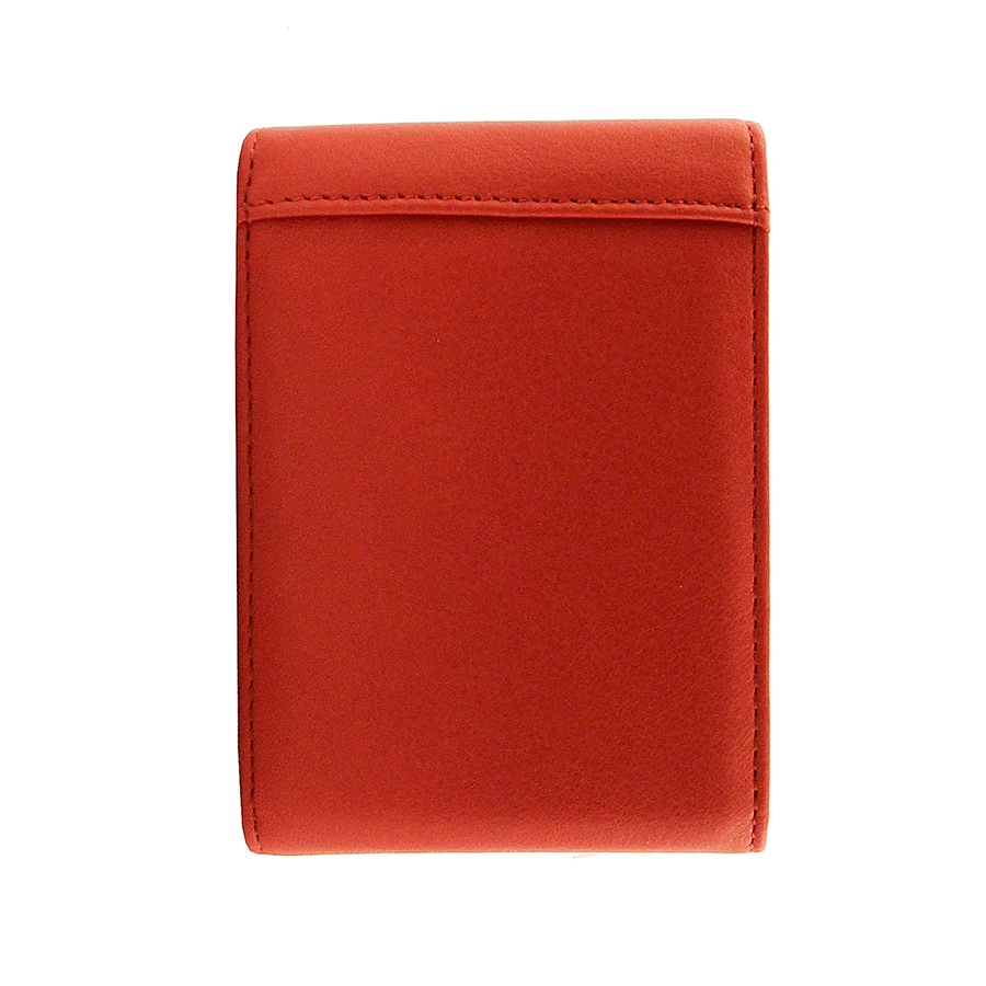 Tony Perotti Contatto 1703 rosso — the plain back face in smooth matte red leather