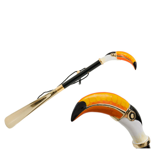 Pasotti levendige schoenlepel met toekan — CS K3