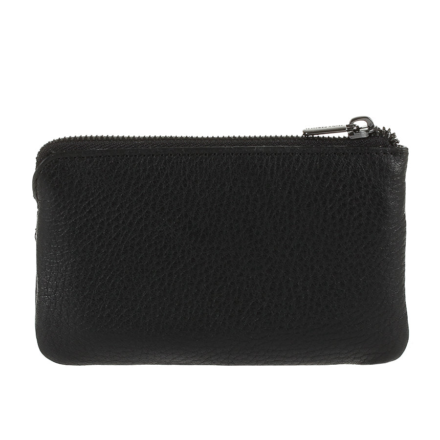 Tony Perotti New Contatto 359 nero — the plain back of the case in soft matte grained calfskin