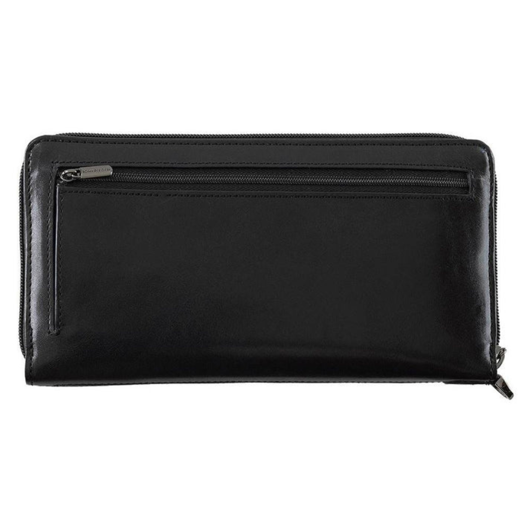 Clutch bag men's leather black Tony Perotti Italico 9770 nero