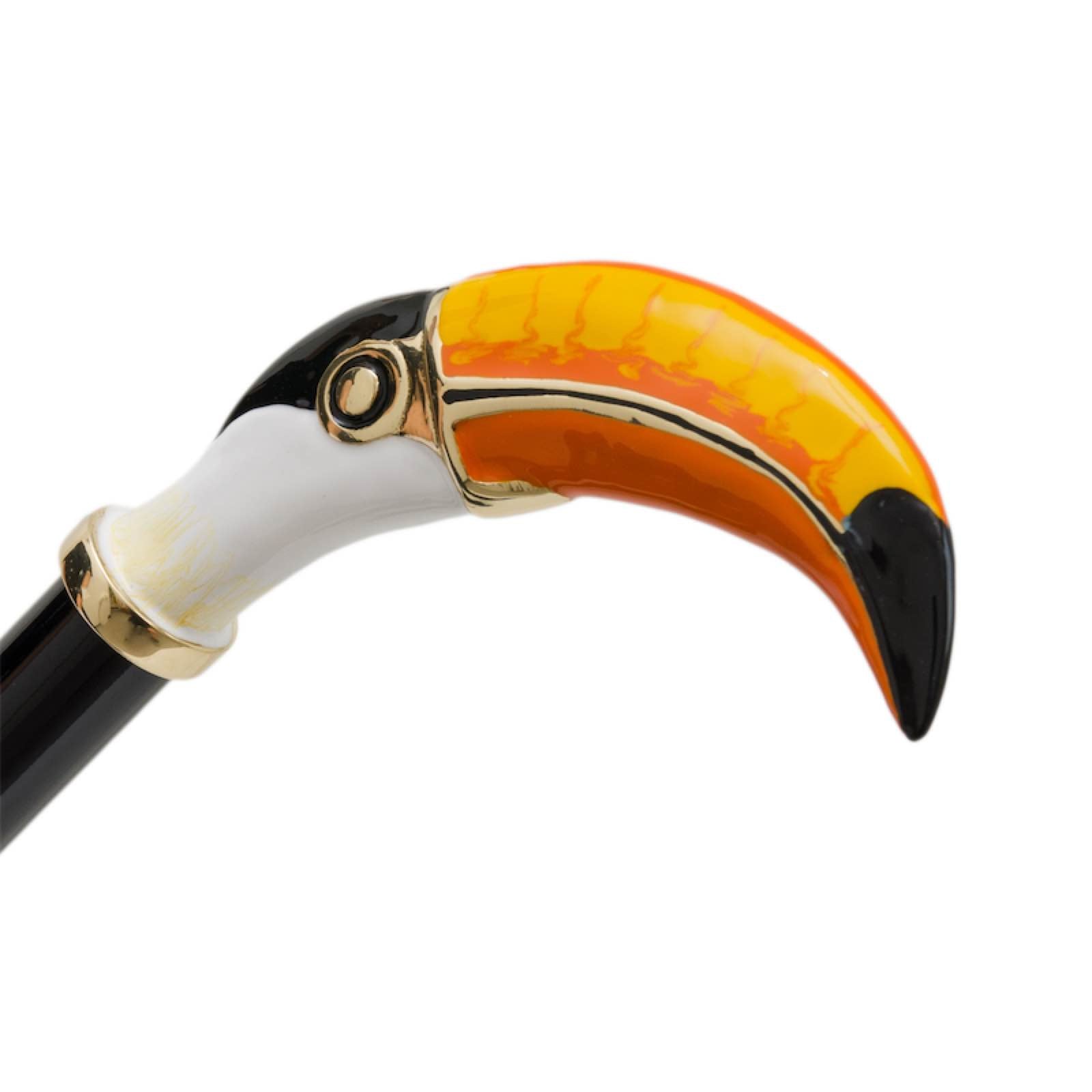 Pasotti Umbrella Handle with Toucan