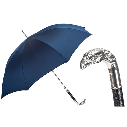 Umbrella cane men's blue with handle Eagle Pasotti 478 OXF-14 W18C