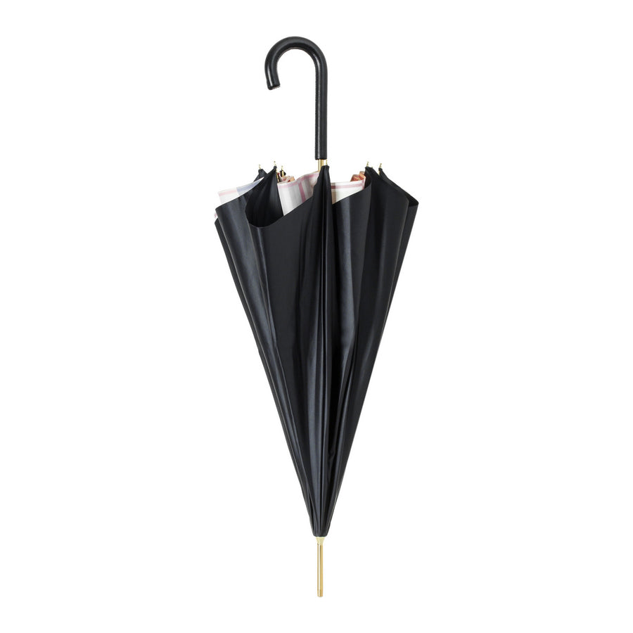 Pasotti 189 52864-111 P black tartan umbrella detail