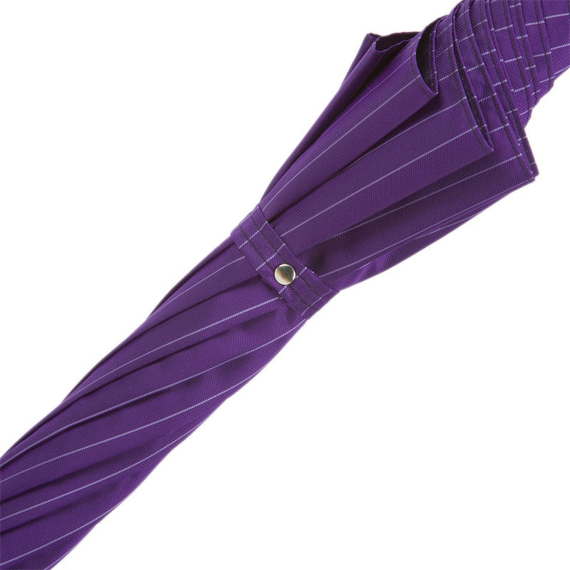 Pasotti purple striped umbrella canopy fabric