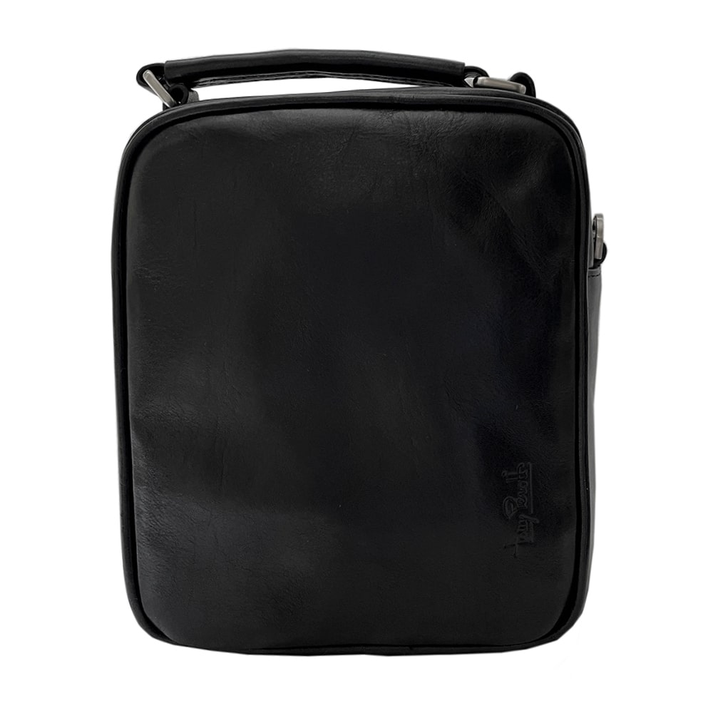 Bag men's leather black Tony Perotti Italico 8381-25 nero