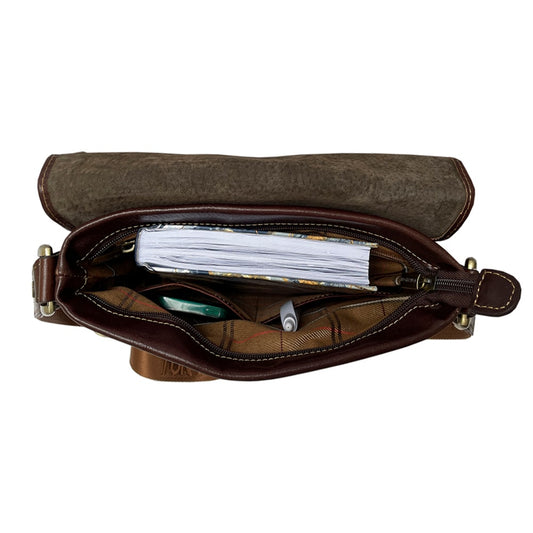 Bag men's leather brown Tony Perotti Italico 9050-26 moro