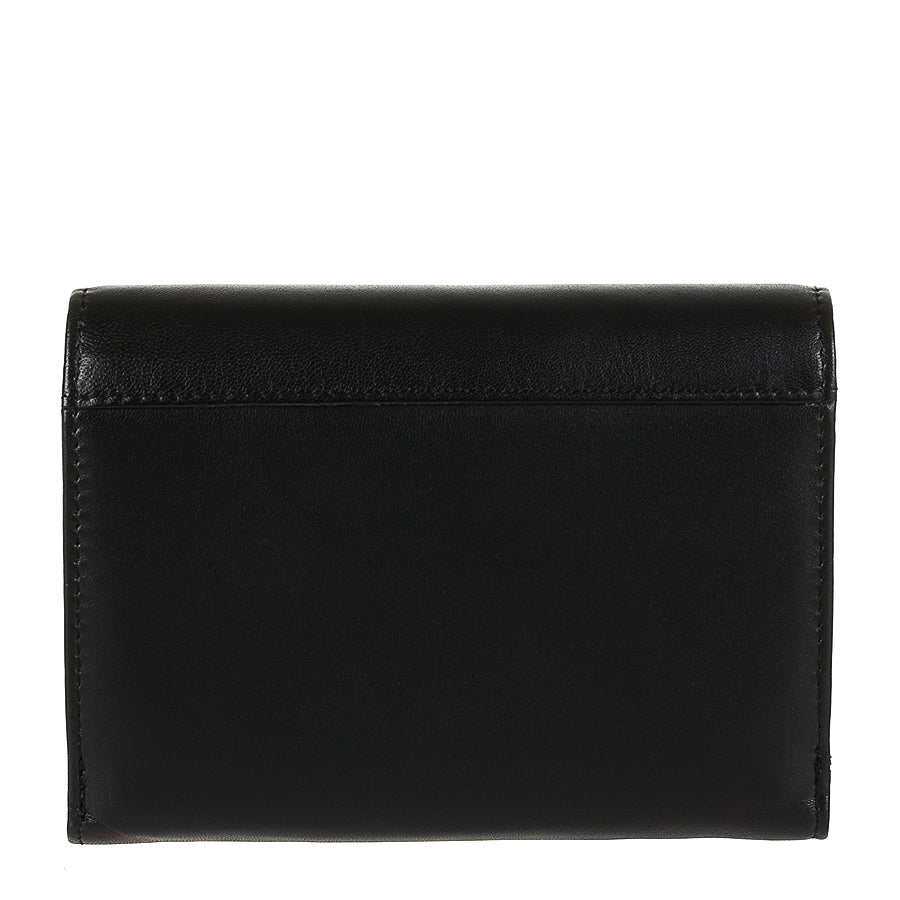 Компактне чорне портмоне зі складаннями Tony Perotti — Cortina 5115 Nero