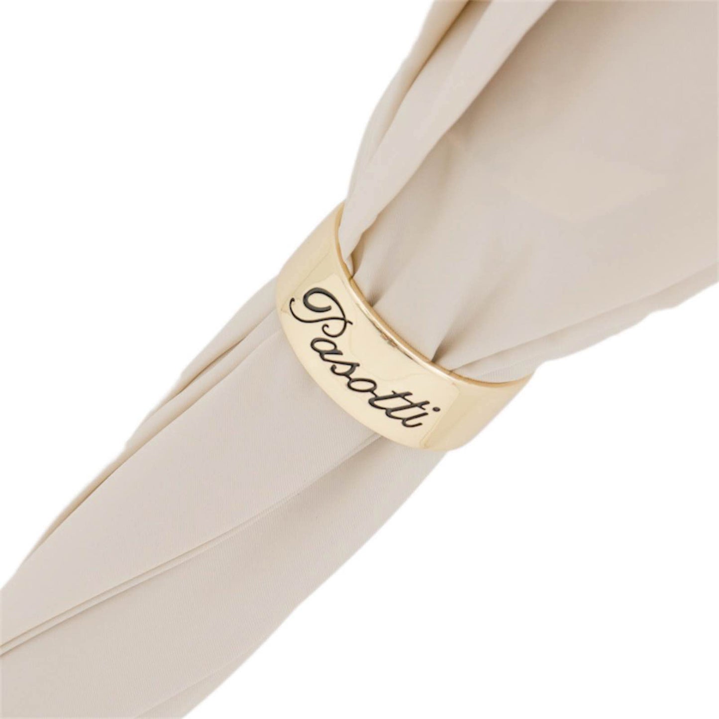Pasotti 189 VK788-1 A ivory umbrella with patterned canopy detail